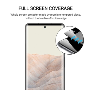 Protector de pantalla para Google Pixel 6 Pro Edge, película de vidrio templado para pantalla completa - Product Image 3