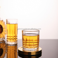 Eau potable transparente vin poignée blanche tasses congelées Double paroi 18oz vaisselle imprimé Pilsner verres à bière