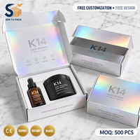 Boîte cosmétique personnalisée, boîte d'expédition, boîte en carton ondulé, emballage couleur avec logo, fournisseur OEM ODM, échantillon gratuit
