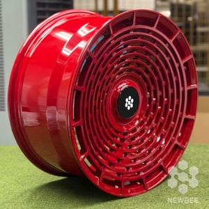 722auto NB <span class=keywords><strong>Candy</strong></span> Red, 1 Pieza, Forjado, 18-20 Pulgadas, Ultraligero, 5x112 5x114.3 5x120 para Ferrari 488 Lamborghini Huracan - Product Image 3