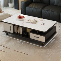 طاولة تلفزيون لغرفة المعيشة، تصميم عصري بسيط للمنازل الصغيرة، طاولة شاي قابلة للتمدد، مجموعة طاولة تلفزيون وطاولة شاي جديدة لعام 2026