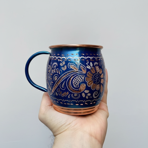 Verre en cuivre émaillé aspect premium Verre en cuivre métal haute finition Verre en cuivre demandé Verre en cuivre le plus vendu pour la décoration intérieure et la cuisine - Product Image 1