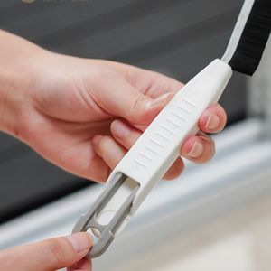 Multi Functional Crevice <b>Brush</b> With Tweezers Nylon Bristles For Bathroom Floor And Toilet <b>Cleaning</b> - Product Image 2