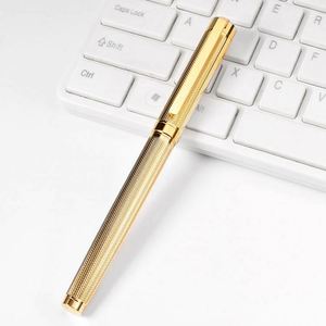 High Quality Custom Logo Embossed Golden Metal Fountain Luxury Gift Ballpoint <b>Pen</b> for Business Writing and School - Product Image 4