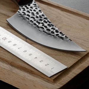 XYj Full Tang 5.5 Inch Búa Mô Hình Lưỡi Tròn Siêu Sắc Nét Handmade <span class=keywords><strong>Double</strong></span> Edge Hunting Knife Camping Knife Với Vỏ Bọc - Product Image 4