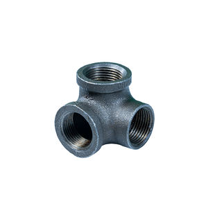 Raccords de tuyau en T en fonte malléable galvanisée Connexion filetée rainurée Joint de <span class=keywords><strong>plomberie</strong></span> durable Système de canalisation d'alimentation en eau - Product Image 3