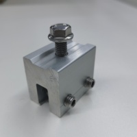 Sistem Kit Penjepit Pemasangan Atap Surya Aluminium Clip Lock Bracket, Penjepit Atap Logam untuk Pemasangan PV Surya, Penjepit Atap Standing Seam