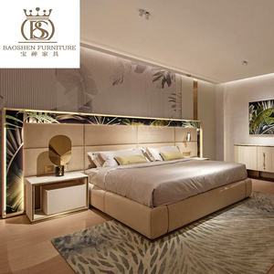 Fabricante BS Personaliza <span class=keywords><strong>Muebles</strong></span> <span class=keywords><strong>de</strong></span> Dormitorio <span class=keywords><strong>de</strong></span> Lujo <span class=keywords><strong>de</strong></span> Diseño Italiano <span class=keywords><strong>de</strong></span> Alta Calidad para Casas <span class=keywords><strong>de</strong></span> Huéspedes, Hoteles y Villas - Product Image 3
