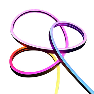 Enseigne néon LED RVB personnalisée, étanche IP65, à double couche de silicone, rechargeable et à intensité variable pour la publicité et la décoration commerciale - Product Image 3