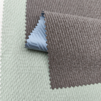 Tissu en Pongee Tricoté Effet Cuir Réfléchissant Argenté pour Veste, Tissu Taffetas Coupe-Vent en PU Artificiel 135GSM pour Vêtements – Vente en Gros