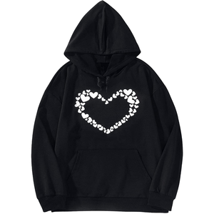 Sweat à capuche pour femme en coton 100% de longueur standard personnalisable, de haute qualité, décontracté, respirant - Product Image 1