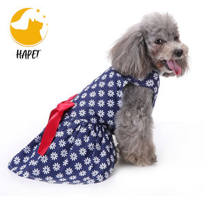 Perro vestidos para pequeño cachorro chica gato Rosa lunares <span class=keywords><strong>ropa</strong></span> para mascotas <span class=keywords><strong>ropa</strong></span> de verano - Product Image 3