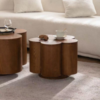 Table basse en bois rustique de luxe de haute qualité, convertible, pour salon, bois brun, décoration de couloir, table centrale