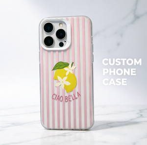 Custodia in TPU a righe <span class=keywords><strong>rosa</strong></span> e bianche con motivo limoni e fiori, cover morbida e graziosa per <span class=keywords><strong>iPhone</strong></span> 17 16 15 14 <span class=keywords><strong>13</strong></span> <span class=keywords><strong>Pro</strong></span> <span class=keywords><strong>Max</strong></span> - Product Image 1