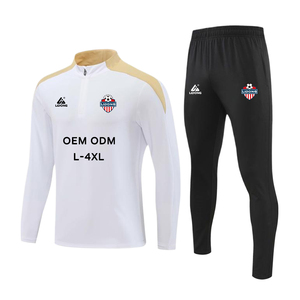 Maillot d'entraînement de football personnalisé à manches longues, en polyester respirant et à séchage rapide - Product Image 6