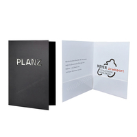 Carpetas de Presentación Empresarial Ecológicas e Impermeables A4 A5 con Logotipo Personalizado y Ranura para Tarjetas de Visita