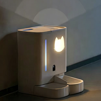 Умная Wi-Fi кормушка-поилка для животных с камерой, датчиком движения, двухдиапазонным управлением через приложение, автоматическая подача корма, для нержавеющей стали и пластика