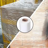 Rouleaux de film étirable PE de haute qualité, étirés à la main, sont utilisés pour l'emballage de palettes.