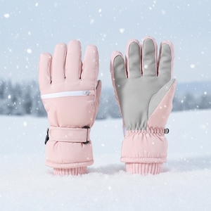 Factory <span class=keywords><strong>Outlet</strong></span> Pantalla táctil barata Nieve Invierno Correr A prueba de viento Cálido Impermeable Guantes de esquí - Product Image 1