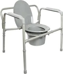 MSMT larghezza regolabile altezza 3-in-1 sedile del water rialzato sedile imbottito con paraspruzzi, telaio di sicurezza del wc, sedia da doccia
