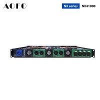 Amplificateur de puissance numérique AOFO NX41000 4 canaux 4x1000W 1U Classe D pour subwoofer de scène