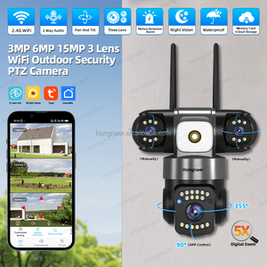 Caméra de surveillance sans fil Hongnaer 3/6/15MP CCTV PTZ IP <span class=keywords><strong>IPC360</strong></span> Home O-Kam Pro Smartlife Tuya 3 objectifs WiFi - Product Image 2