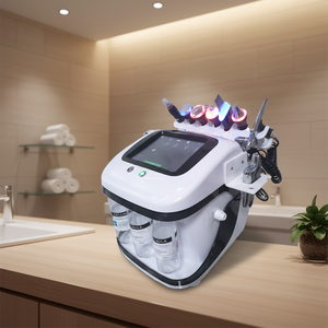 Appareil de beauté Aqua Peeling pour le visage, 10 embouts, jet d'oxygène, nettoyage en profondeur de la peau, machine d'hydrodermabrasion - Product Image 1