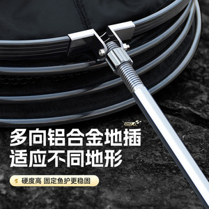 Portable Round Fish Basket Thickened Wear Resistant Quick Drying Anti Snagging Small Live Fish Bag For Wild Fishing - Product Image 1
