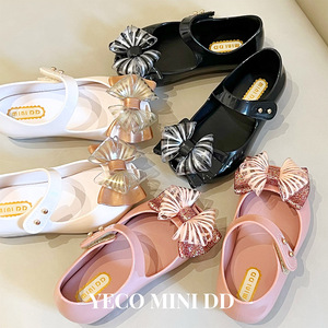 Sandales d'été en gelée pour bébés, chaussures en gelée à nœud pour enfants, chaussures à semelle souple, chaussures confortables, sandales de princesse en gelée - Product Image 1