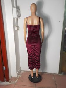 Stylish Suspender Pleated Slim Midi Girls' Dresses Fashion - Product Image 5