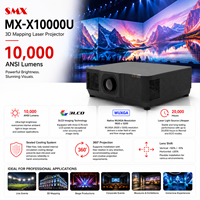 Projecteur laser professionnel 10000 lumens WUXGA 3LCD, installation à 360 degrés pour exposition immersive en musée, vente en gros B2B