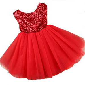 Di <span class=keywords><strong>natale</strong></span> paillette posteriore del cuore di alta qualità vestito da usura del partito <span class=keywords><strong>per</strong></span> le ragazze dei bambini - Product Image 1