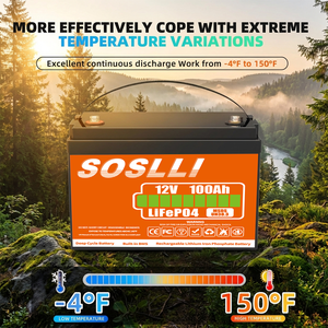 Batterie LiFePO4 12V 20Ah SOSLLI de Source Fiable – Remplacement Direct pour Alimentation de Secours UPS APC <span class=keywords><strong>CyberPower</strong></span> - Product Image 5