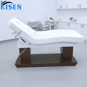 KISEN Factory Price Salon Furniture Massage Facial <b>Bed</b> Electric Massage Table Cosmetic Chair Beauty Salon With 4 Motors LED <b>Bed</b> - Product Image 1