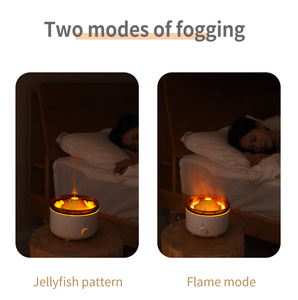 Hxtc88 7 màu sắc ánh sáng hẹn giờ tự động tắt ngọn lửa Núi Lửa Dung Nham mát sương sứa phun nhỏ cầm tay bảng hương liệu máy - Product Image 6