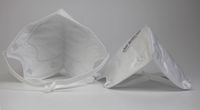 Masque facial pliable à 5 couches en tissu non tissé avec clip nasal réglable, respirateurs jetables, anti-poussière, respectueux de la peau, 3Q SQ100G