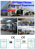 Appareil de musculation multifonctionnel professionnel pour la musculation : Presse pectorale, Pectoral Fly incliné et Développement des Deltédaux Postérieurs