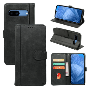 Le plus récent étui de support de carte portefeuille en cuir pour <span class=keywords><strong>Google</strong></span> Pixel 9 8 7 Pro 8A 7A 6A Folio Flip Book Cover - Product Image 1