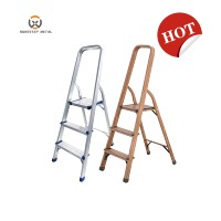 Escabeau de ménage de couleur personnalisée pliable léger et durable avec plate-forme de main courante et pieds antidérapants