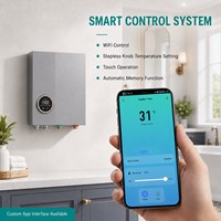 Chauffe-eau électrique sans réservoir 240V 18-27kW, alimentation en eau chaude multipoints, pour villa commerciale et chauffe-eau instantané pour toute la maison