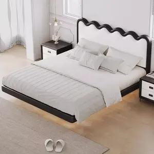 Cama infantil cama flutuante menino 1.5m cama de solteiro madeira maciça simples moderno quarto adolescente pequeno apartamento