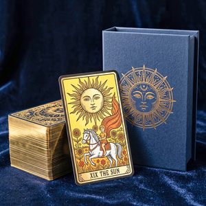 Juego de Cartas del <span class=keywords><strong>Tarot</strong></span> RWS Clásico en Caja Magnética Rígida con Borde Dorado, Baraja de Oráculos, Venta al Por Mayor, Personalizable, Fabricación OEM - Product Image 2