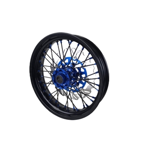 Juego de Ruedas <span class=keywords><strong>Supermotard</strong></span> de Aluminio CNC 17x3.5 17x5.0 para <span class=keywords><strong>KTM</strong></span> <span class=keywords><strong>EXC</strong></span> 250 300 2018, Llantas Motard con Buje de Color Personalizado - Product Image 3