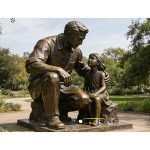 Sculpture en bronze coulé de mère <span class=keywords><strong>et</strong></span> de <span class=keywords><strong>fils</strong></span> enlacés, statue réaliste de famille pour parc, jardin communautaire, aménagement extérieur, personnalisable - Product Image 5