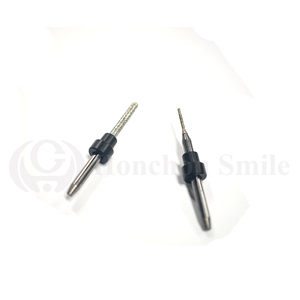 Fraise dentaire Roland ronde de tailles 0.6, 1.0, 1.5, 2.0, faible MOQ, fraises dentaires en zircone revêtues de <span class=keywords><strong>diamant</strong></span> pour CAD/CAM - Product Image 5