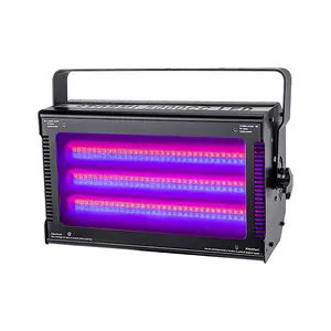 Protron 3K LED color strobe light DMX512 high power output disco stage lighting