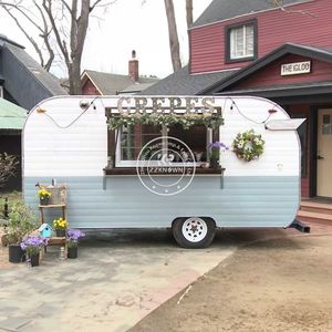 2025 Chariot Concession Livraison Push Cart Outdoor French Fry Taco Trailer Fourni Food Car - Product Image 4