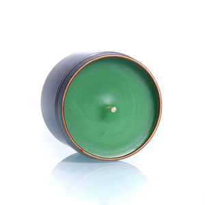 Bougies en Aluminium personnalisées, pot rond, violet, blanc, mat, en <span class=keywords><strong>étain</strong></span>, noir, sans soudure, récipients pour cire de soja, 6Oz, 8Oz, 12Oz, pièces - Product Image 3
