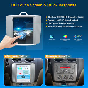 วิทยุติดรถยนต์ Android ขนาด 10.4 นิ้ว สำหรับรถยนต์ FORD FOCUS <span class=keywords><strong>ปี</strong></span> <span class=keywords><strong>2005</strong></span>- ระบบปรับอากาศแบบแมนนวล สไตล์ Tesla พร้อมระบบมัลติมีเดีย รองรับ Apple CarPlay และระบบนำทาง - Product Image 2