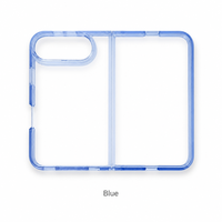 Coque de téléphone pliable pour iPhone Duo, dos transparent anti-jaunissement en acrylique, cadre souple en TPU, coque rigide en PC, impression de logo personnalisée, protection des coins, OEM
